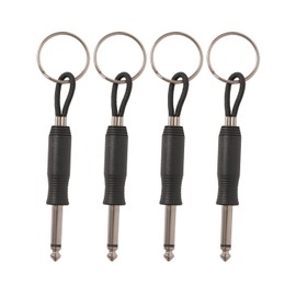 Lesdexzz 4pcs Guitar Key Holder & Keychains for Music Love Who Want to Express Their Style (4-Jack)