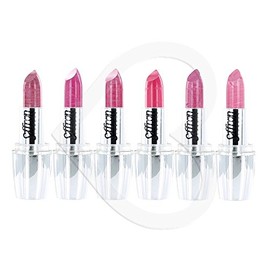 Set of 6 lipsticks Pink Shades