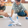 Alloy Airplane Model Aircraft Model 5 Lights Passenger Jet Toy