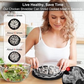 Chicken Shredder Large Chicken Breast Shredder Tool, Visible Meat Shredder