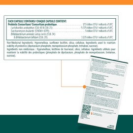 HMF Travel – Convenient, On the Go Shelf Stable Probiotic - Helps To Reduce the Risk of Travelers’ Diarrhea and Supports Gastrointestinal Health - 35 billion CFU Of Probiotics Per Day - 30 Vegetable Capsules - Non-GMO, Gluten-Free, Soy-Free, Dairy-Free, Vegan