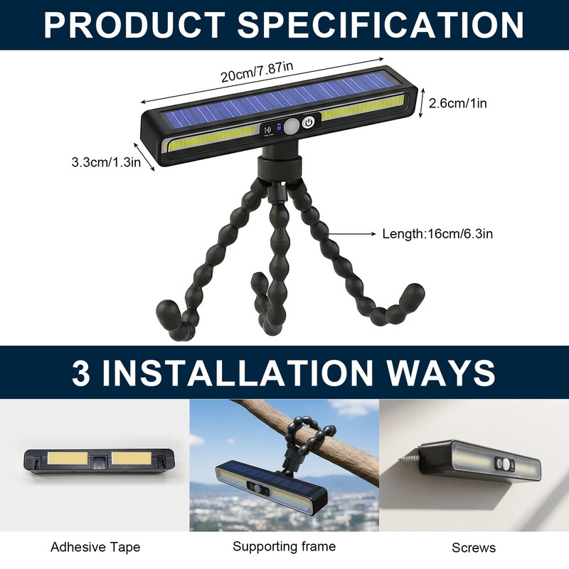 Solar Outdoor Lights with Motion Sensor, 36 LED Waterproof Solar
