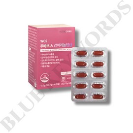 Nutricore WCS Rhubarb &amp; Gamma Linolenic Acid 720mg x 60 capsules x 2 boxes, 2 months supply / 뉴트리코어 WCS 루바브&감마리놀렌산 720mg x 60캡슐 x 2박스 2개월분