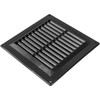 Vent Systems 4" x 4" Inch (Opening Dimensions) Black -