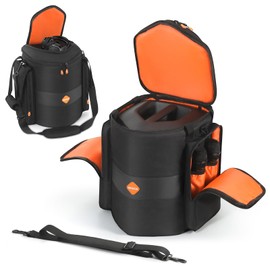 Carrying Case Compatible with Bose S1 Pro/S1 Pro+, Portable Speaker Backpack with Shoulder Strap, Multi-Pocket Design for Mic, Charger, Cable, and Accessories, Durable Protective Cover with Handles