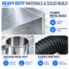 4 Inch Toe Kick Vent Duct Kit, Under Cabinet HVAC
