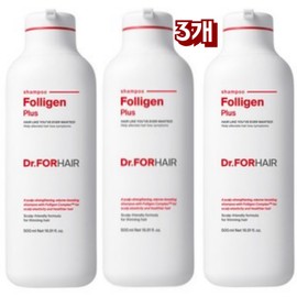 Dr.ForHair Polygen Plus Hair Loss Relief Shampoo 500ml 3pcs / Dr.ForHair 폴리젠 플러스 탈모 완화 샴푸 500ml 3개