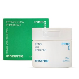 Innisfree Retinol Cica Blemish Pads / 60 Pads / 170mL / 이니스프리 레티놀 시카 흔적 패드 60매170mL