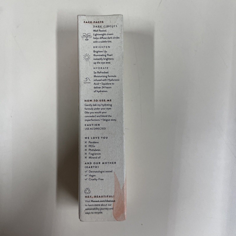 Honest Beauty Honestly Bright Eyes Tinted Eye Cream, Terracotta 0.5