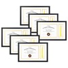 Golden State Art, 11x17.5 Black Diploma Frame with Tassel Holder