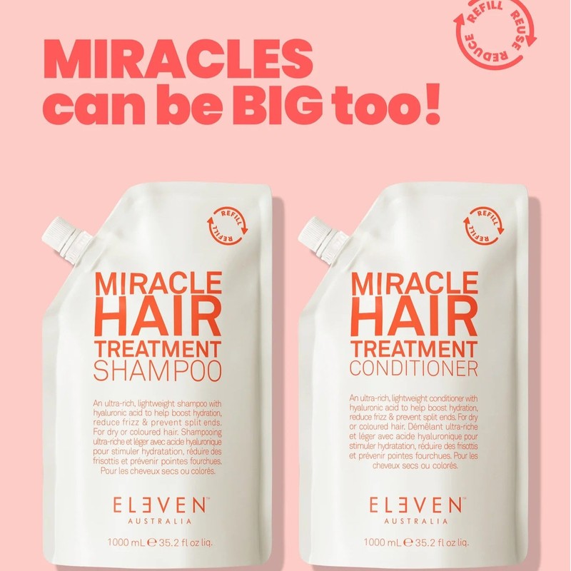 ELEVEN Australia Miracle Conditioner 1L Refill Pouch