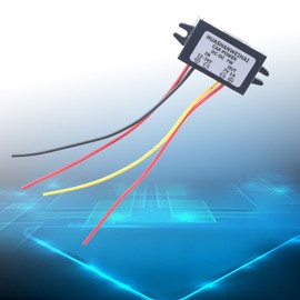 ZICHENXR 12V-24V to 7V Converter, Car Voltage Regulator, Bucked Converter, Power Supplies for Car, Motorcycle, Barrel Jack Plug