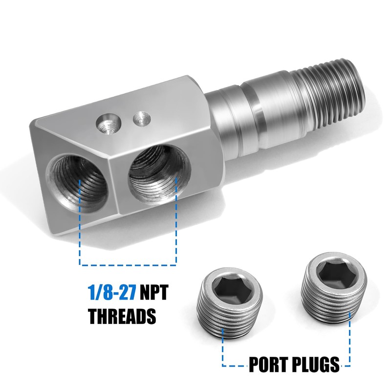 Oil Pressure Sensor Thread Adapter for Chevy Small Block 305