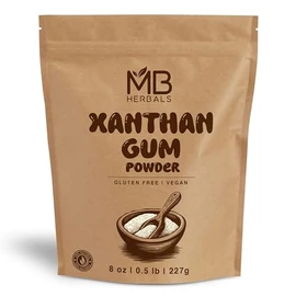 MB Herbals Xanthan Gum 8oz (1/2 lb | 227g) | Gluten-Free Baking Essential | Thickener & Stabilizer for Ice-creams, Sauces, Gravies & Recipes