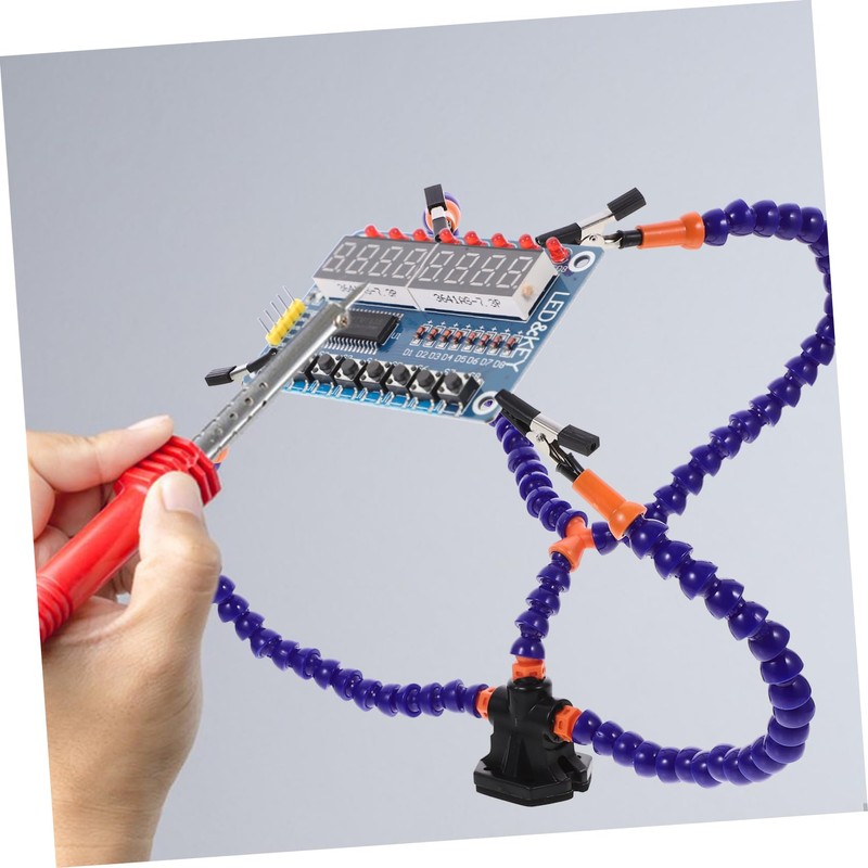 LABRIMP Soldering Third Hand Tool Flexible Arms and Non- Base