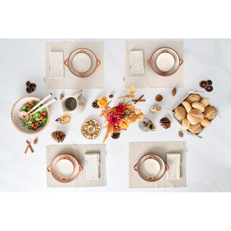 Dexam 16050220 Sintra Small Glazed Terracotta Tapas Dish-Stone