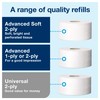 Tork Twin Mini Jumbo Toilet Paper Roll Dispenser White T2,