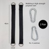 Rope Hanging Chair, Hook Carabiner for Door Bar, Hammock Attachment,