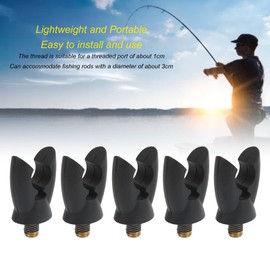 Alvinlite Carp Fishing Rod Holder Pack of 5 Fishing Rod Rest Head Non-Slip U-Head Fishing Rod Holder Holder for Sea Fishing