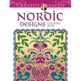 Creative Haven Deluxe Edition Nordic Designs Coloring Book (Adult Coloring Books: World & Travel)