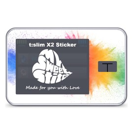 MySweetStitch - 1 x Tandem t:slim X2 sticker, made in Germany, Holi Festival