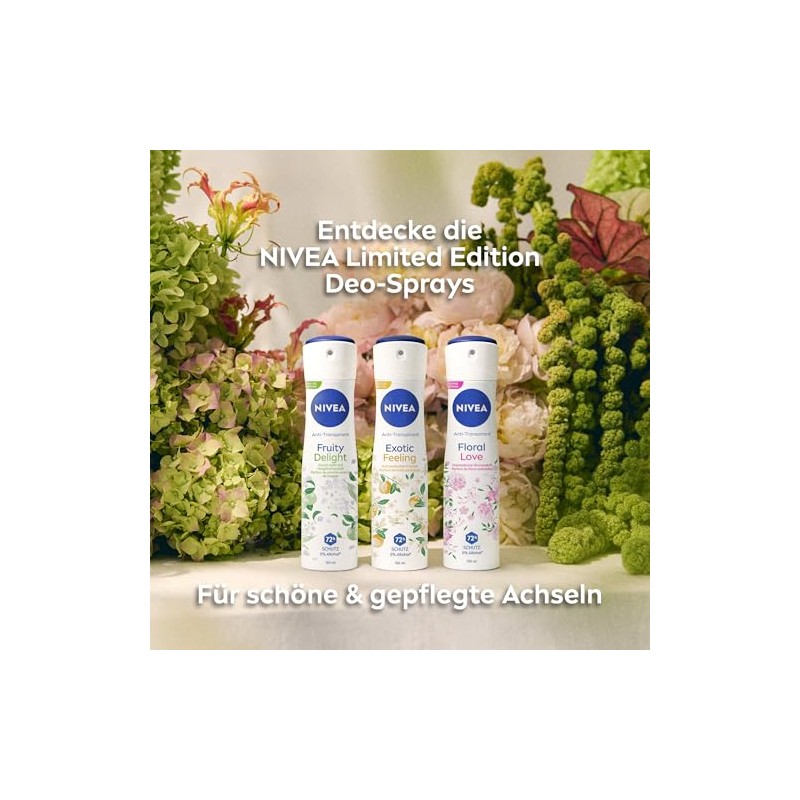 NIVEA Deo Spray Exotic Feeling Limited Edition, Deodorant mit 72h