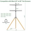 UPGRAVITY Easel TV Stand with Tripod Base for 45-65 inch