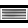 HVAC Premium 16" X 14" Aluminum Return Grille - Easy