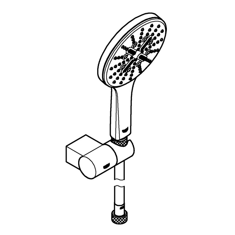 Grohe Water-Saving Hand Shower Head Set including Rainshower 26580LS0 130