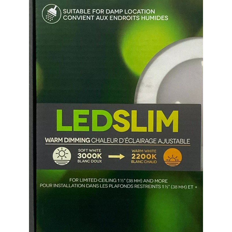 Bazz 4.5'' LED Recessed Lighting Kit. Compact & Slim. Direct