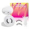 Kit De Pestañas Postizas Magnéticas Con Clip 1 Pares
