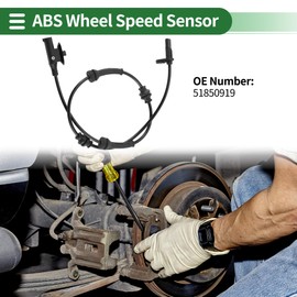 Motoforti ABS Wheel Speed Sensor ABS Sensor Anti-lock Braking System Sensor for Alfa Romeo Giulietta 940 2010-2020 No.51850919 Rear Left Right