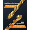COMOWARE Impact Drill Bit Set - 21 Pcs Hex Titanium