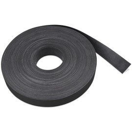 Master Magnetics Flexible Magnet Strip with Black Vinyl Coating, 1/32"" Thick, 3"" Height, 50 Feet, 1 Roll