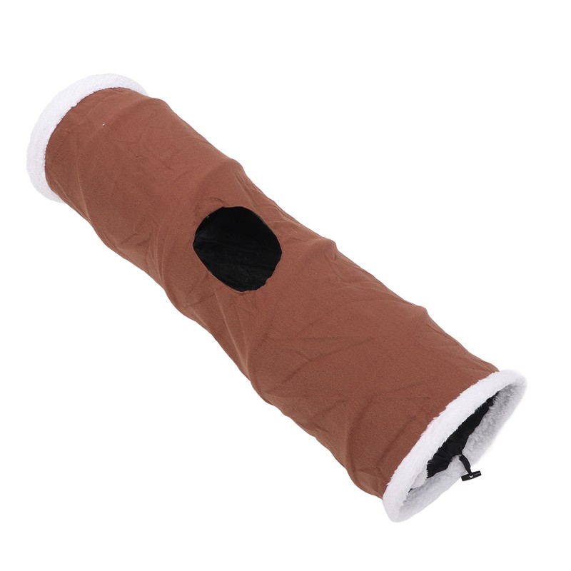 Foldable Cat Tunnel with Hanging Ball Interactive Fun Durable Collapsible