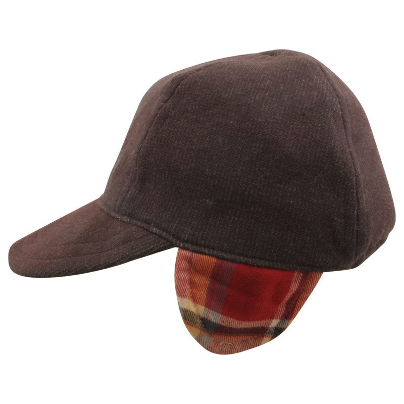 Ex-Store Baby Boys Lined Trapper Hat Purple Beep 12-24 Months