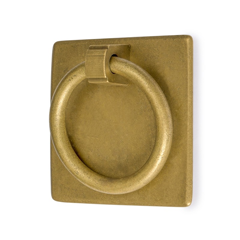 Hardware Philosophy Ring Plate Pulls 2.3 Inches - Set of