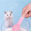ZelongChen 5Pcs Ergonomic Handle Hamster Sand Scoop Plastic Hamster Poop