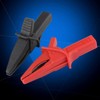 Haosie 2pcs Insulated Crocodile Clips, Crocodile Clip for 4 MM