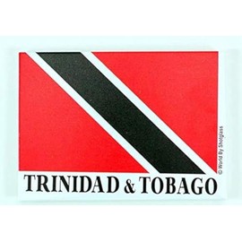 Trinidad & Tobago Flag Caribbean Fridge Collector's Souvenir Magnet 2.5" X 3.5"