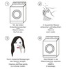 Erwin Müller Microfibre Make-Up Gloves, Makeup Remover, Face Cleansing, Pack