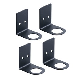 BiJun Wall Mounted Soap Bottle Dispenser Holder, Hand Pump, Bottle Stand Wall Hanging for Shampoo, Standing Shelf, Storage Holder, Lotion Container (2.7 cm, Black)