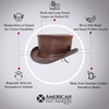American Hat Makers Marlow Leather Top Hat — Stylish &