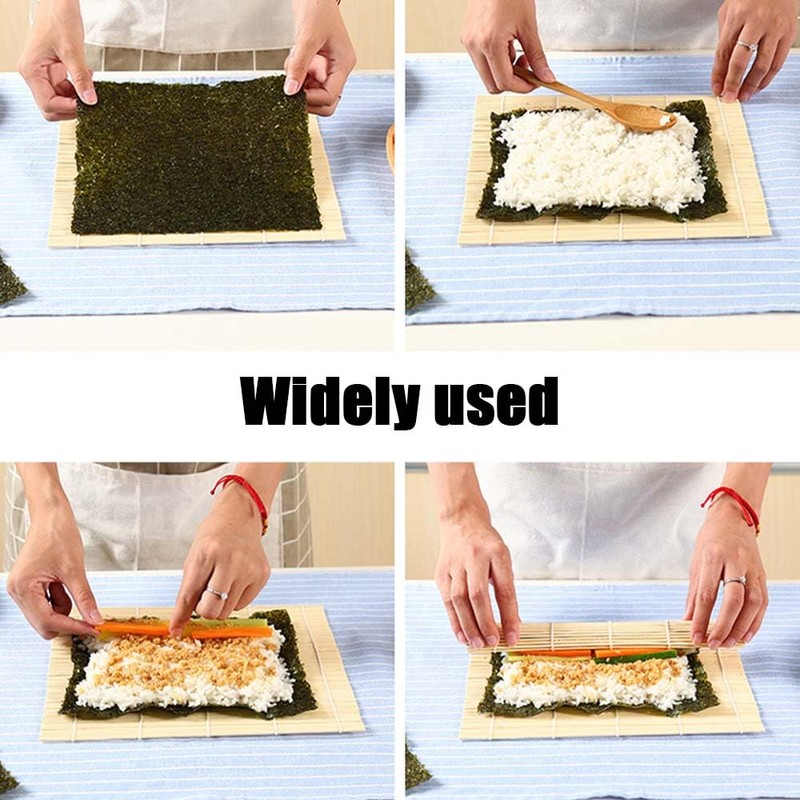 XIAOXIHOUHSGGD Sushi Mat Bamboo Sushi Rolling Mat Sushi Making Tool