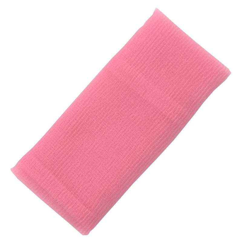 Aisen BHN01 Nylon Towel, 39.4 inches (100 cm), Regular, Pink