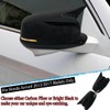 MUXEE Side Mirror Cover, for 9th Honda Accord 2013 2014