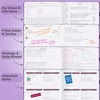 GoGirl Planner Agenda – Colorful Undated Monthly & Weekly Organizer