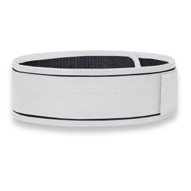 Self Locking Weightlifting Belt - Weight Lifting Belt for Functional Fitness Training, Nylon Belt for Bodybuilding Power lifting Olympic Lifting Athletes - Deadlift Training Belt (XXL, White)