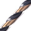 12 PCS, 9/64", Black and Gold Coated Twist Drill Bits,