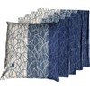JOYDREAM Zabuton Cover, 55, 59, Set of 5, Blue 55x59